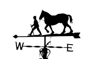 Leading Horse weather vane